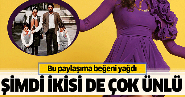 Şimdi ikisi de çok ünlü... Bu paylaşıma beğeni yağdı