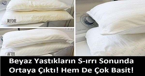 Beyaz Yastıkların S-ırrı Sonunda Ortaya Çıktı! Hem De Çok Basit!