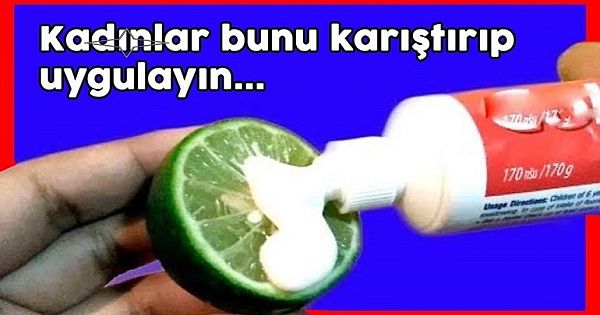 Eğer Her Gece 1 Kez Yaparsanız, Diş Macunu ve Limonu Karıştırdığınız İçin Bana Teşekkür Edeceksiniz