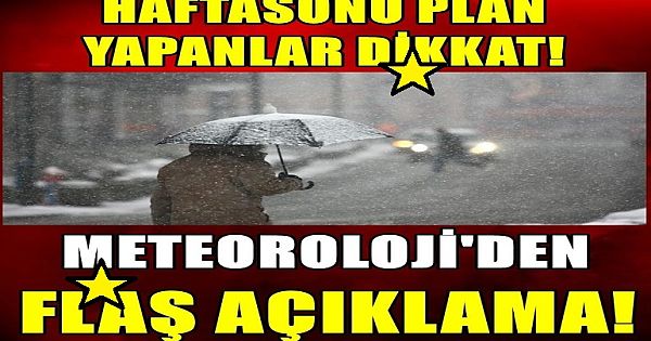 hafta sonu hava nasıl olacak?
