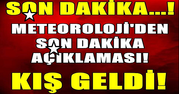 Hava 8 derece birden soğuyor