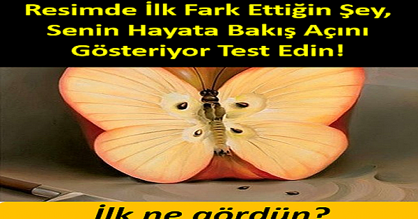 Resimde İlk Fark Ettiğin Şey, Senin Hayata Bakış Açını Gösteriyor Test Edin!