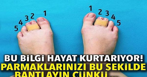 BU BİLGİLER HAYAT KURTARIYOR! PARMAKLARINIZI BU ŞEKİLDE BANTLAYIN ÇÜNKÜ...