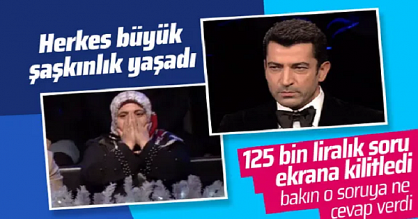 Kim Milyoner Olmak İster'de 125 bin TL değerindeki soru izleyenleri ekranlara kilitledi