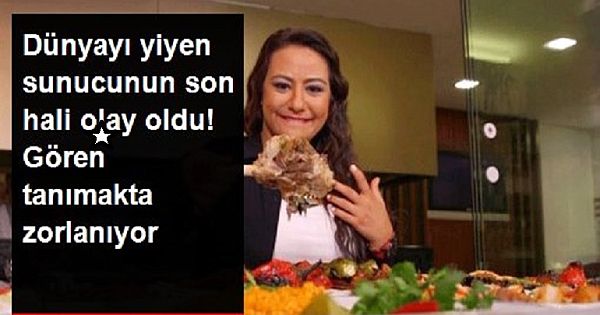 Yemek programıyla adını duyuran ünlü sunucu son haliyle o-lay oldu