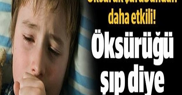 Bu tarif Öksürük şurubundan daha etkili! Şıp diye kesiyor 