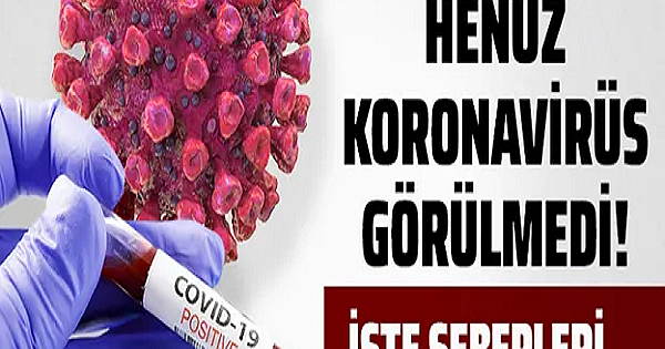 Bu Ülkelerde henüz koronavirüs vakası görülmedi