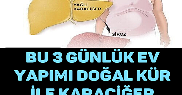 Ev yapımı doğal kür ile karaciğer yağlanmasına son verin