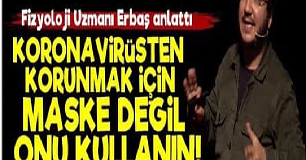 Koronavirüsten korunmak için bakın neyi kullanmak gerekir
