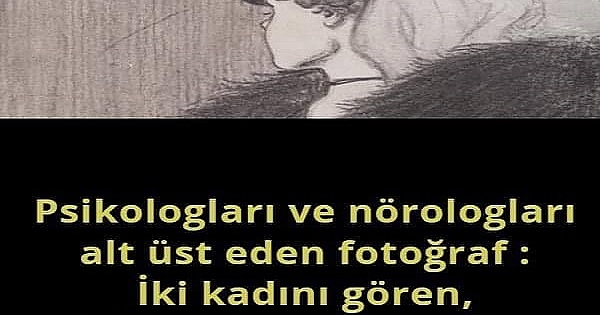 Psikologların ve nörologları alt üst eden fotoğraf 