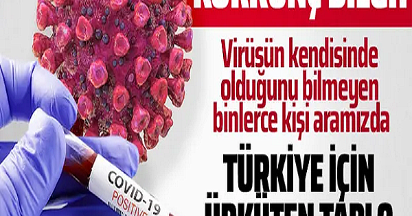 Koronavirüsün kendisinde olduğunu bilmeyen 400 bin kişi aramızda dolaşıyor 