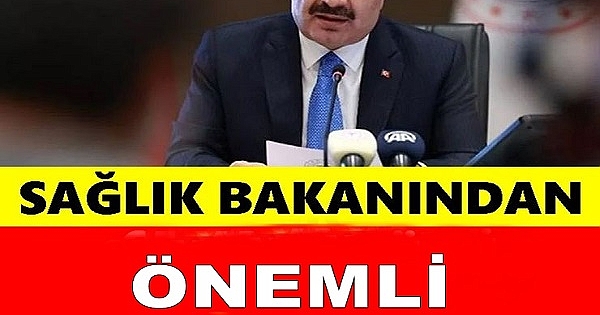 Sağlık Bakanı Fahrettin Koca Son Dakika Açıklaması Yaptı. 