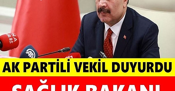 Ak Partili Vekil Duyurdu: Sağlık Bakanı Helallik İstedi 