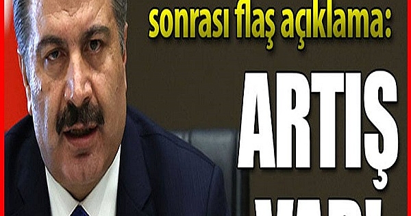 Bakan Koca'dan kritik corona virüs açıklaması: Artış var 