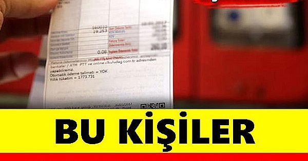 Bu Kișiler Artık Fatura Ödemeyecekler. 