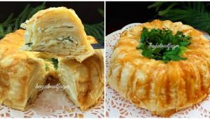 Kolay Börek Tarifi (Kek Kalıbında)