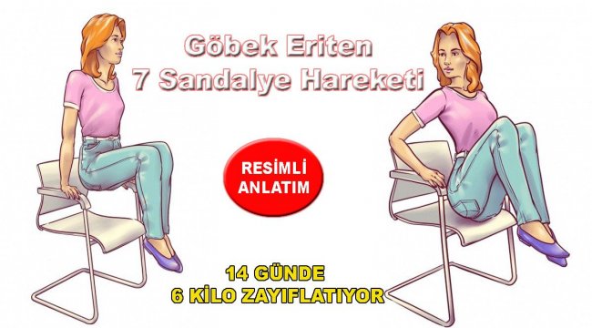 Göbek Eriten 7 Sandalye Hareketi