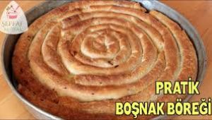 HAZIR YUFKADAN ISPANAKLI KOLAY BOŞNAK BÖREĞİ