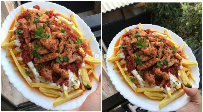 Tavuklu Çökertme Kebabı